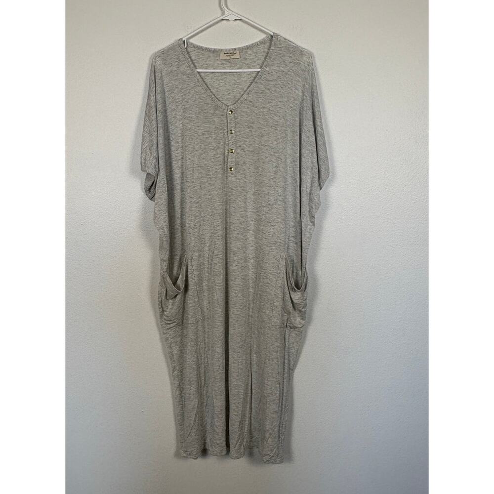 Dwell & Slumber Cocoon Pocket Front Slouchy Lounge Pajama Dress M/L